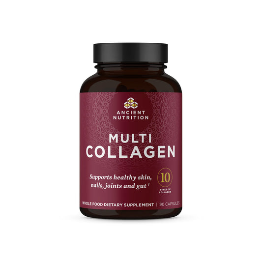 Ancient Nutrition Collagen Peptides Pills, Hydrolyzed Multi Collagen Supplement, Types I, II, II, V & X, Supports Healthy Skin and Nails