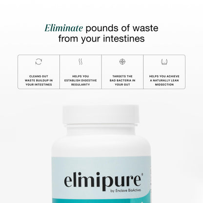 Elimipure Gut Cleanse & Restore Supplement: Natural & Effective Detox Cleanse Capsules | Fortify Your Microbiome | Effortless Morning Stools | Restore Your Gut from the Inside Out Elimipure buy supplements Au