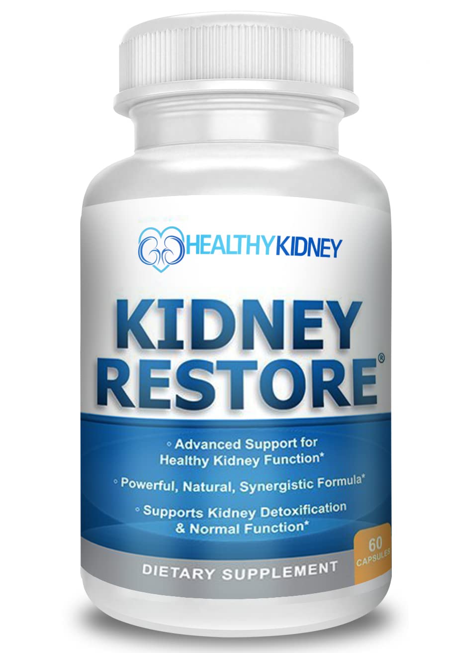 Kidney Cleanse Detox & Repair - Formulated by Kidney Health Expert Living w/Transplant - US Made Kidneys Support Supplement, Detox,