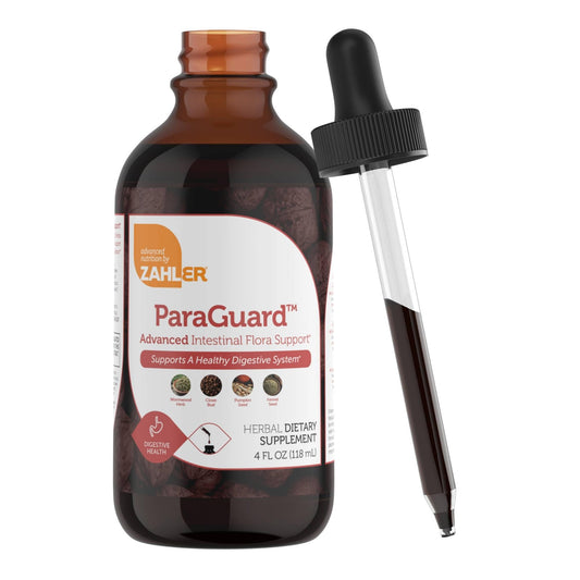 Zahler - ParaGuard Liquid Drops - Gut Health Supplement - Formula has Wormwood, Garlic Bulb, Pumpkin Seed, Clove & More - Natural Support for Humans