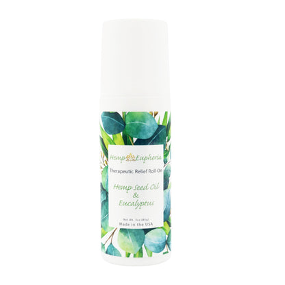 Hemp Seed Oil and Eucalyptus Joint & Muscle Discomfort Relief Roll-On Gel | USDA Certified Organic Hemp Seed Oil, Helps Relieve Sore or Tight Muscles Hemp EuphoriaBuy Supplements Australia