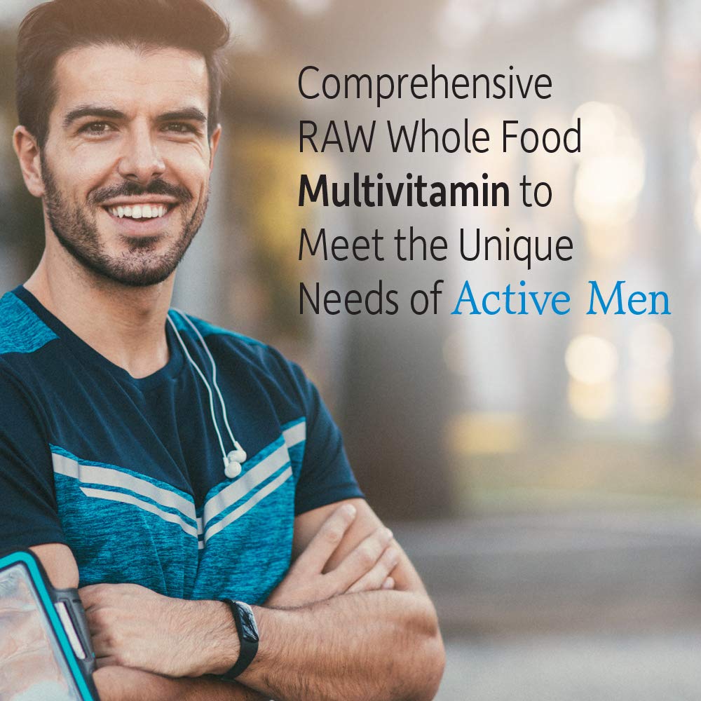 Garden of Life Vitamin Code Raw One for Men, Once Daily Multivitamin, 75 Capsules, One a Day Mens Vitamins Plus Fruit, Veggies & Probiotics for Mens Health