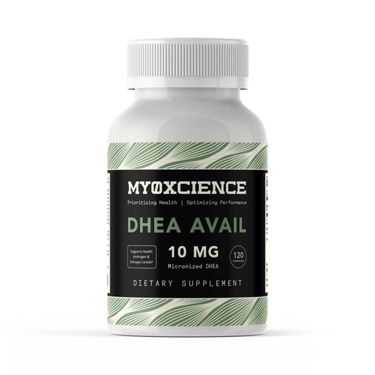 MYOXCIENCE DHEA Avail | Absorption Enhanced DHEA | 10mg, 120 Servings MYOXCIENCE buy supplements Au