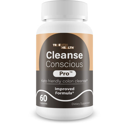 Cleanse Conscious Pro - Improved Formula - Our Best Keto Friendly Colon Cleanse Capsules - Keto Colon Detox Pills for Women & Men