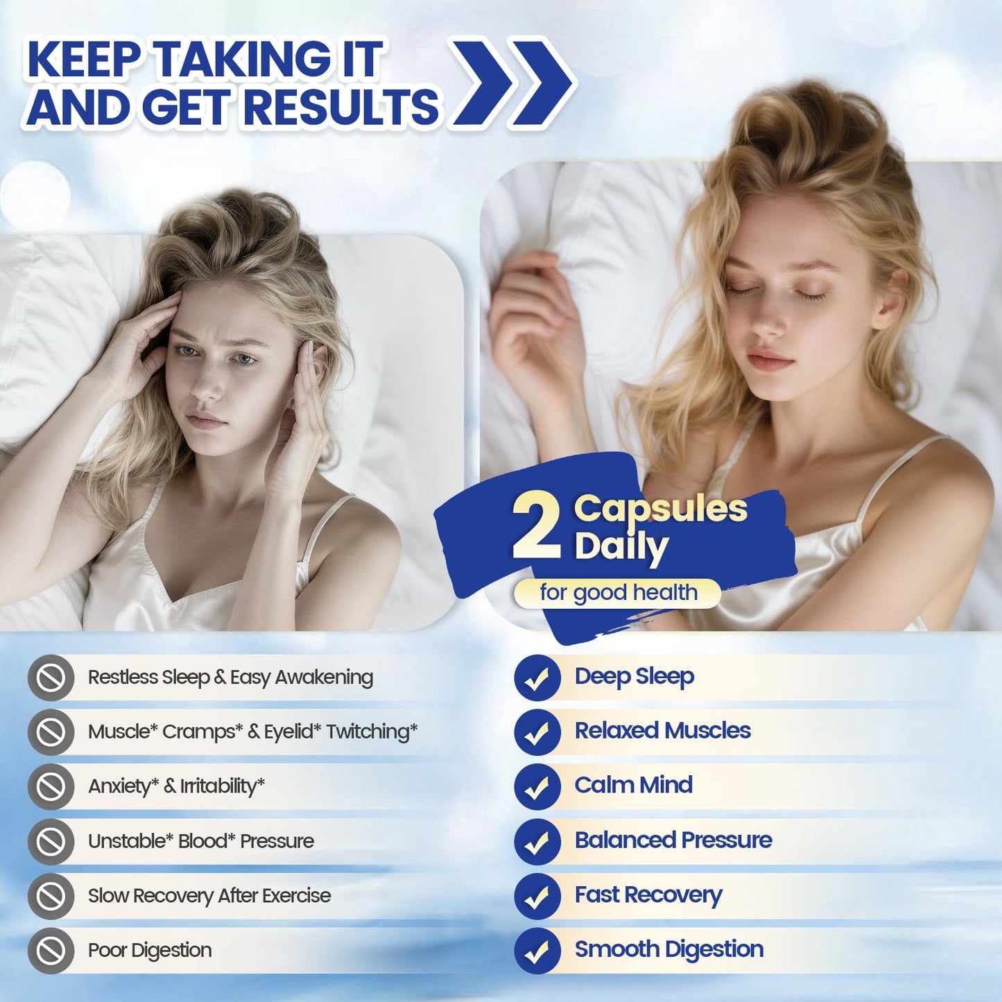 1000mg Magnesium Complex for Women & Men*, 8 Elemental with Magnesium Glycinate, Citrate, Malate, Taurate, Oxide, Carbonate, Aspartate, Orotate for Bones, Muscle