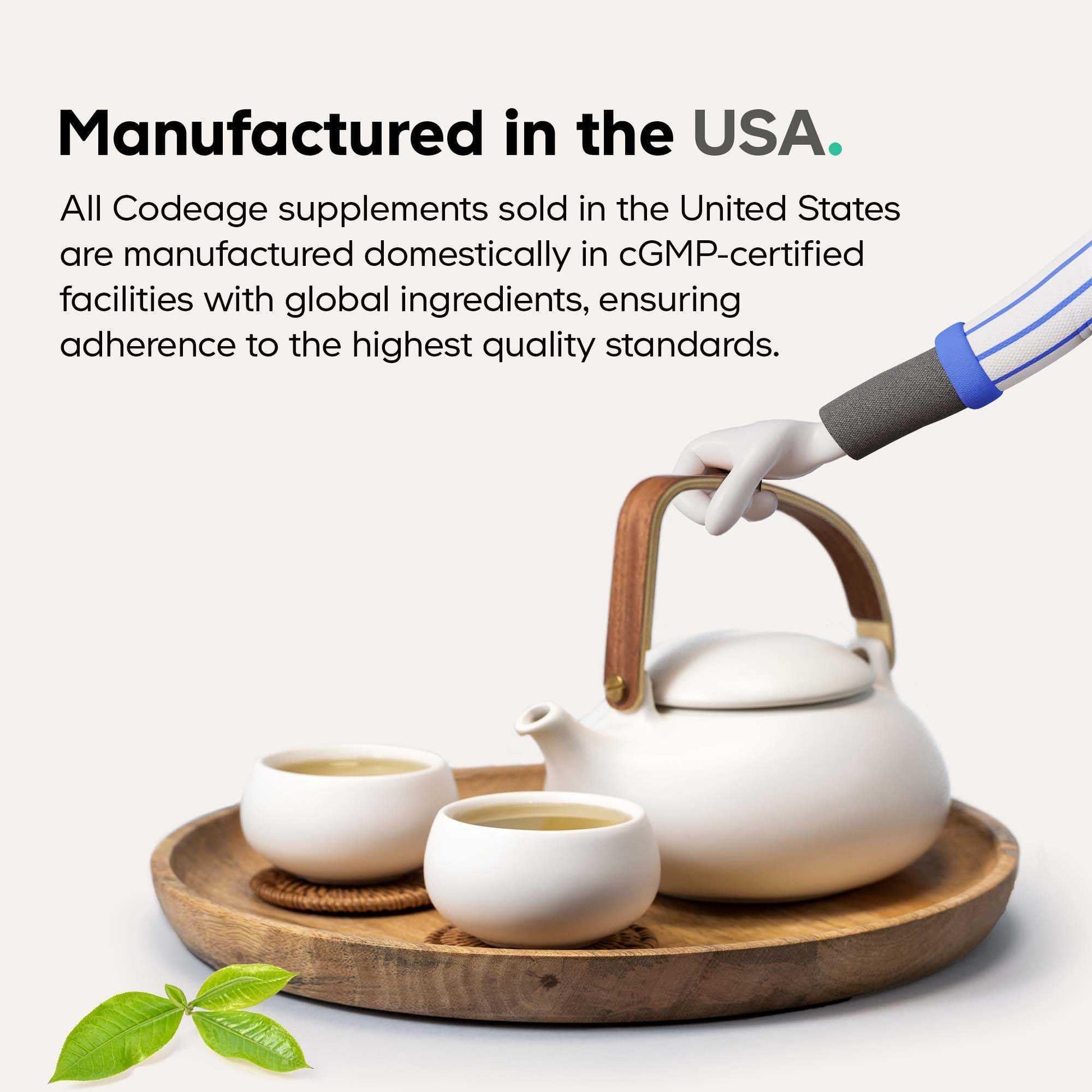 Codeage Liposomal Green Tea+ Ultra Potency - EGCG 90% Green Tea Extract, Organic Matcha Green Powder, Peppermint, Lemon Peel - Vegan, Non-GMO, Gluten-Free - Liposomal Delivery - 60 Capsules CodeageBuy Supplements Australia