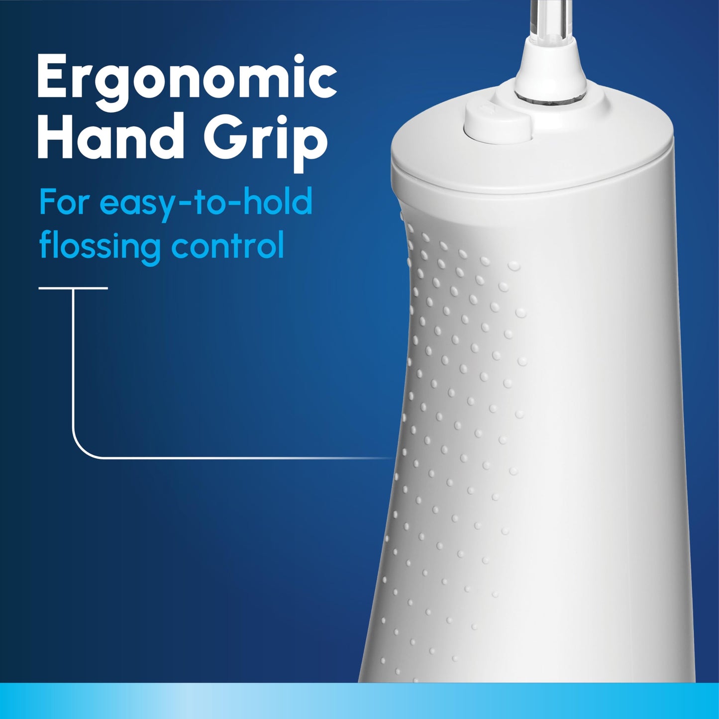 Waterpik Cordless Pulse 3100 Rechargeable Portable Water Flosser for Teeth, Gums, Braces Care and Travel with 2 Flossing Tips, Waterproof for Shower Use