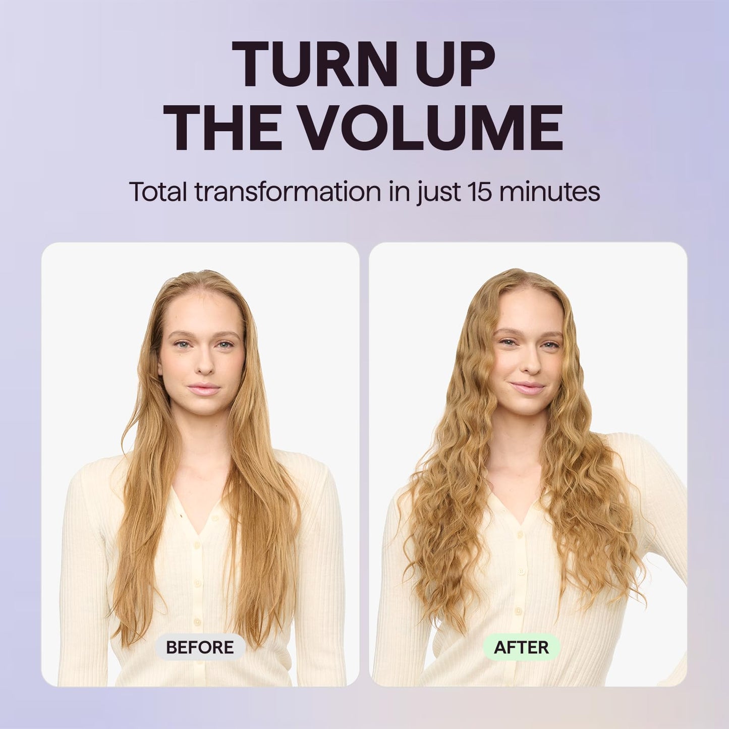 Wavytalk Power Wave Hair Crimper, Curling Iron Hair Crimper Waver, Ventilation Design for Less Damage, Ionic Reduces Frizz, Effortless-Waver