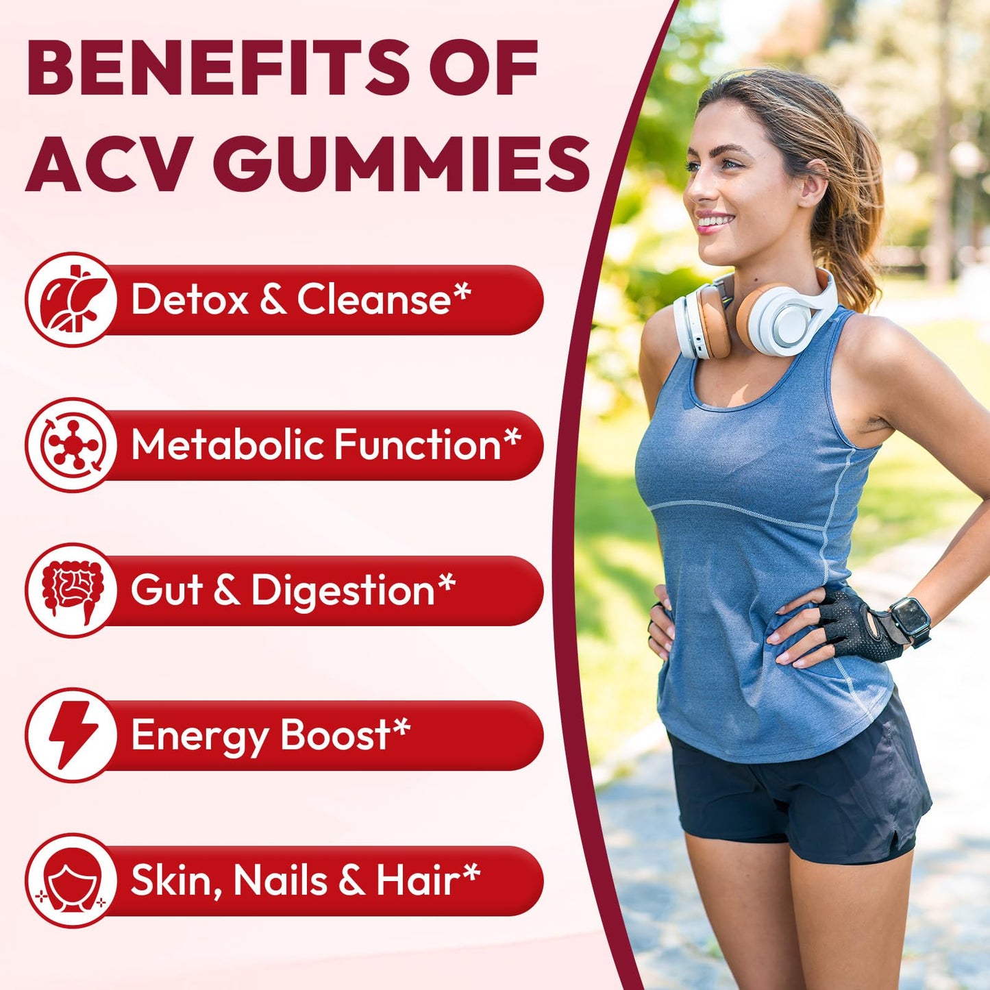 Apple Cider Vinegar Gummies 2000mg, Keto ACV Gummies with Probiotics, Keto Support & B12, Apple Cider Vinegar with Mother for Digestion, Metabolism,