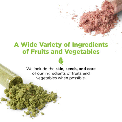 Balance of Nature Fruits & Veggies Supplements - Whole Fruit and Vegetable Ingredients for Women, Men, and Kids - 90 Fruits Capsules