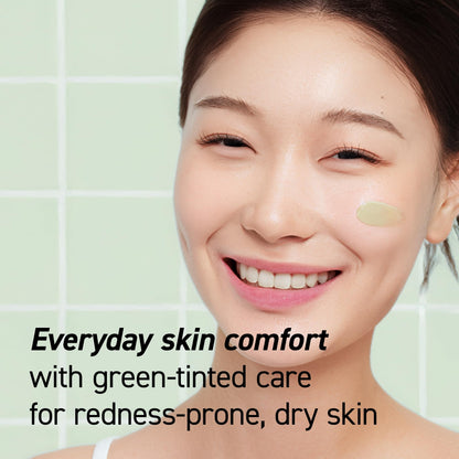 IVOSKIN Cica Redness Relief Treatment Cream, Soothing & Hydrating Green Correcting Moisturizer with Madecassoside, Helps Repair Skin Barrier for Sensitive Skin
