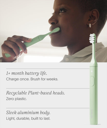 SURI 2.0 New Sonic Electric Toothbrush with Pressure Sensor | 1 Month+ Battery | Electric Toothbrush for Adults