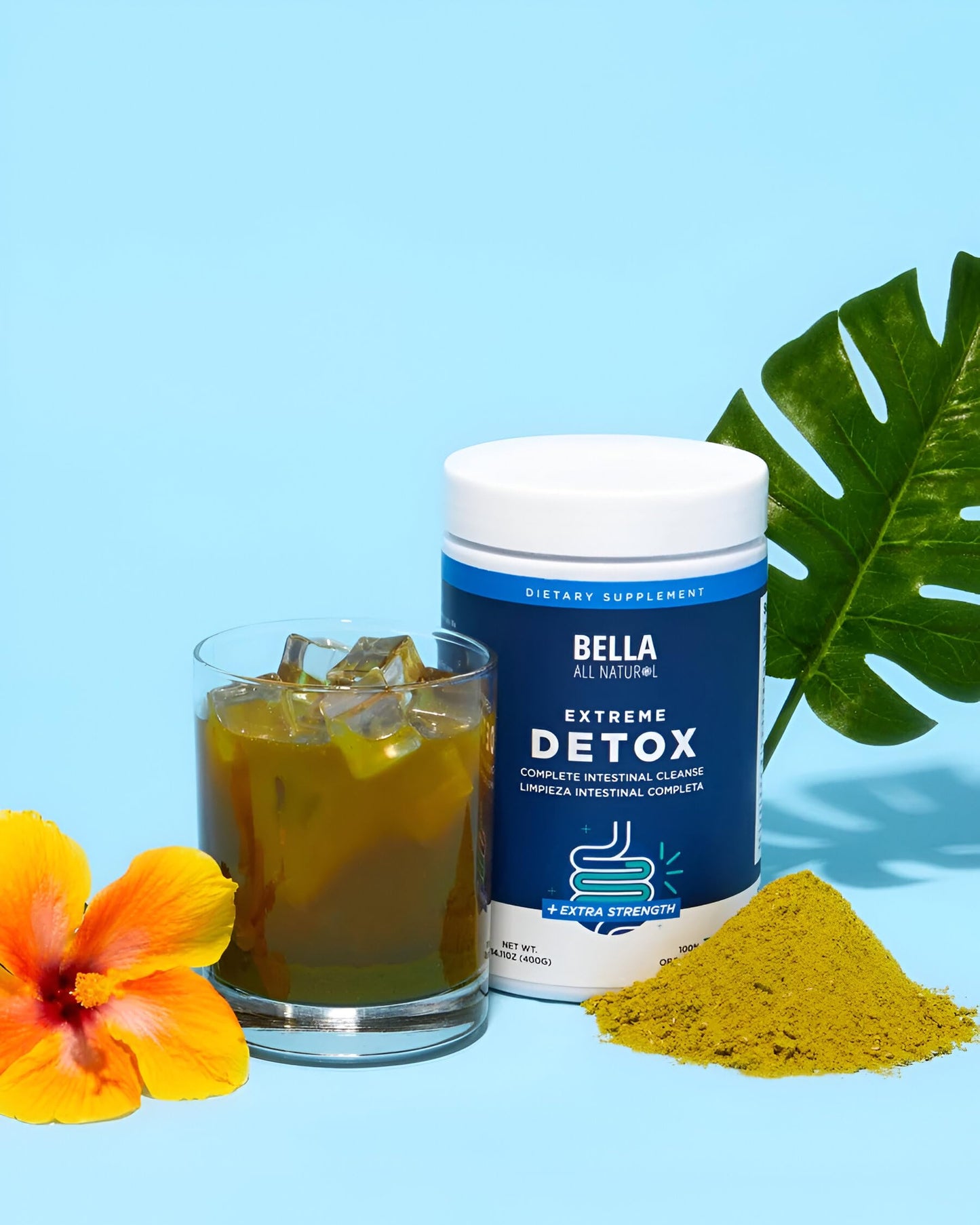 Bella All Natural Extreme Detox Powder Unflavored
