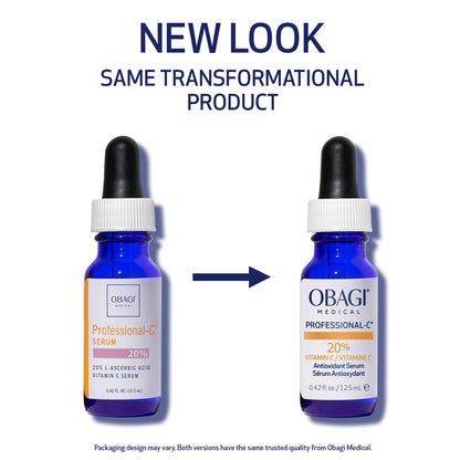 Obagi Professional-C 20% Vitamin C Serum – Helps Brighten Skin Tone and Minimize the Appearance of Fine Lines & Wrinkles – 0.42 oz