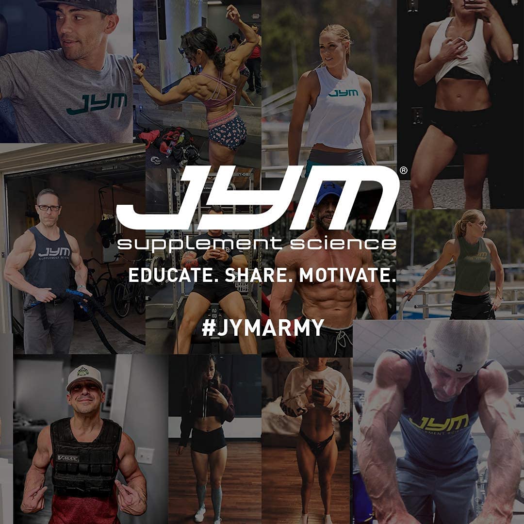 JYM Supplement Science Pre JYM Black Cherry Pre Workout Powder for Men & Women, BCAAs, Nootropics, Creatine HCI, Citrulline, Beta-Alanine, Betaine, Taurine, Huperzine, 30 Servings