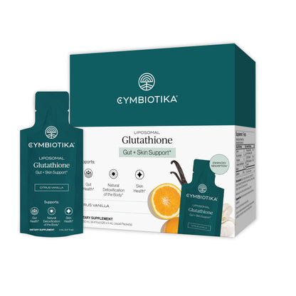 CYMBIOTIKA Liposomal Glutathione Supplement – PQQ, CoQ10 & Antioxidants for Detox, Brain, Energy, Immune Support – Advanced Absorption for Cellular Health