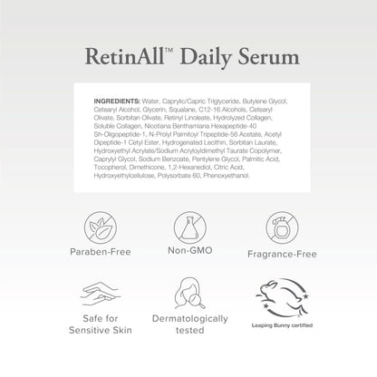 SeroVital Beauty RetinAll Daily Serum – Redefining Retinol – Retinoid Skin Serum – Anti Wrinkle Face Serum for Women, 1 oz