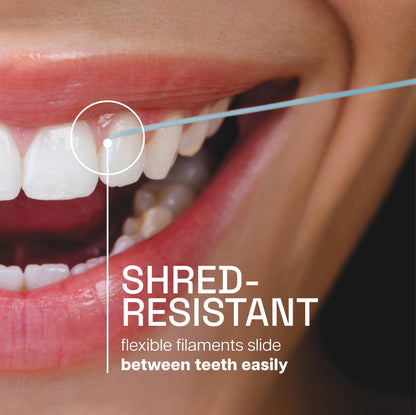 REACH Ultraclean Dental Floss, Mint, Plaque Remover for Teeth, Shred Resistant, Waxed, Easy on Gums & Teeth, Mint, Oral Care