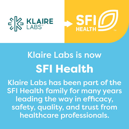 Klaire Labs SFI Health CDP Choline 250mg - Soy-Free Choline Supplements - Cognizin Citicoline to Help Support Memory, Focus & Attention - Bioavailable Active Form, Hypoallergenic (60 Capsules) SFI HealthBuy Supplements Australia