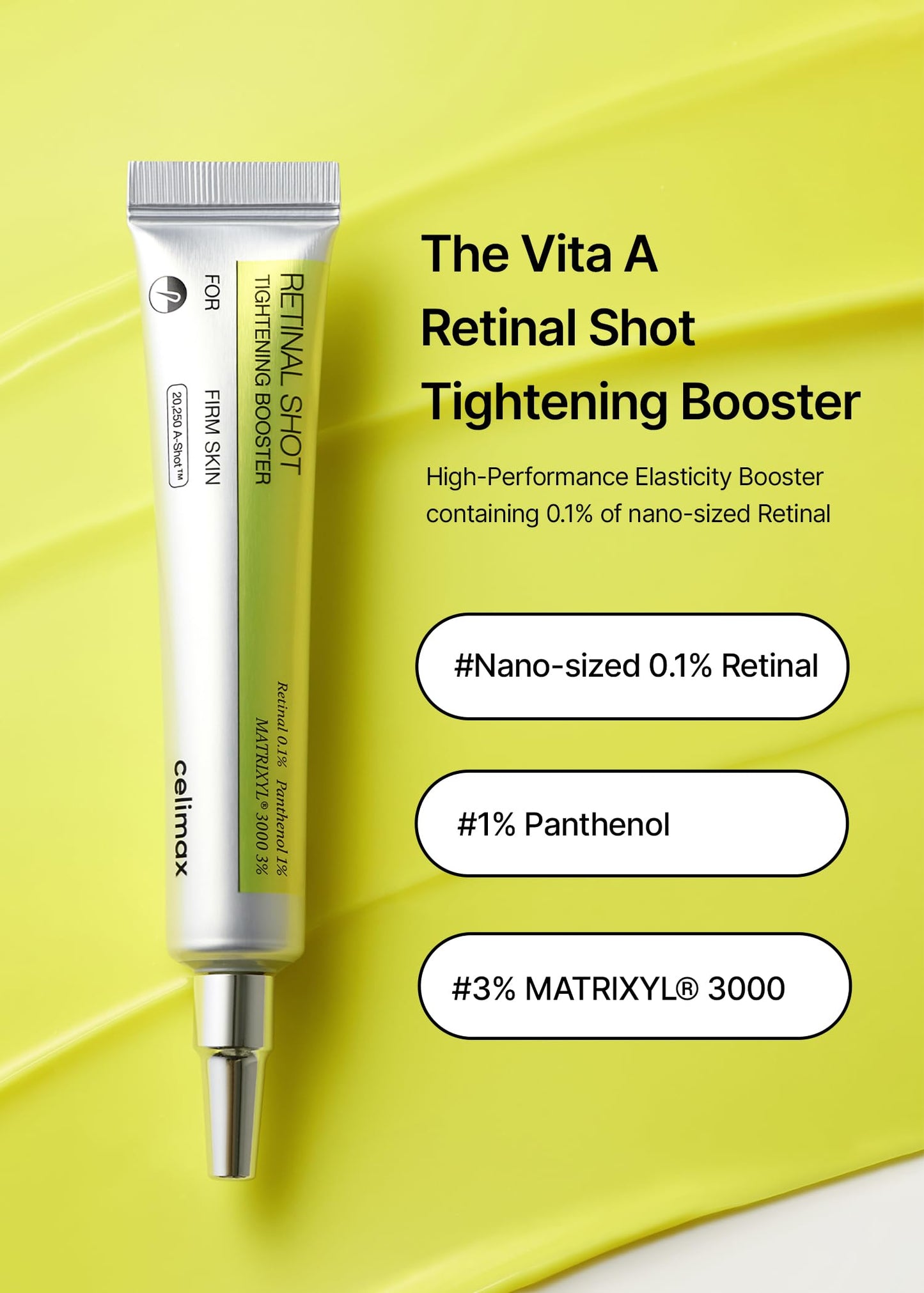 celimax Retinal Booster 15ml + Retinol Serum 30ml, Anti-aging Gifts for Women, Korean Skin Care