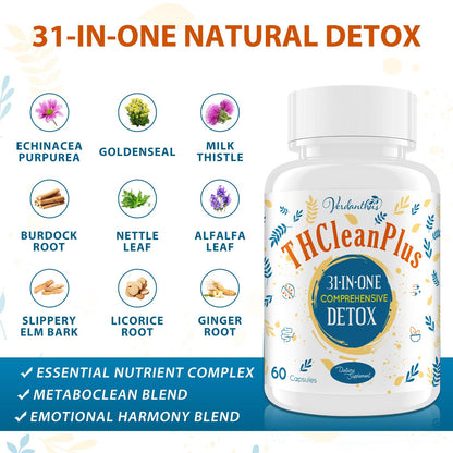 Verdanthus 31-in-ONE Detox and Liver Cleanser, Fast Detox, Full Body Detox, Toxins Cleaner for Liver, Kidney, Natural Herbal Formula
