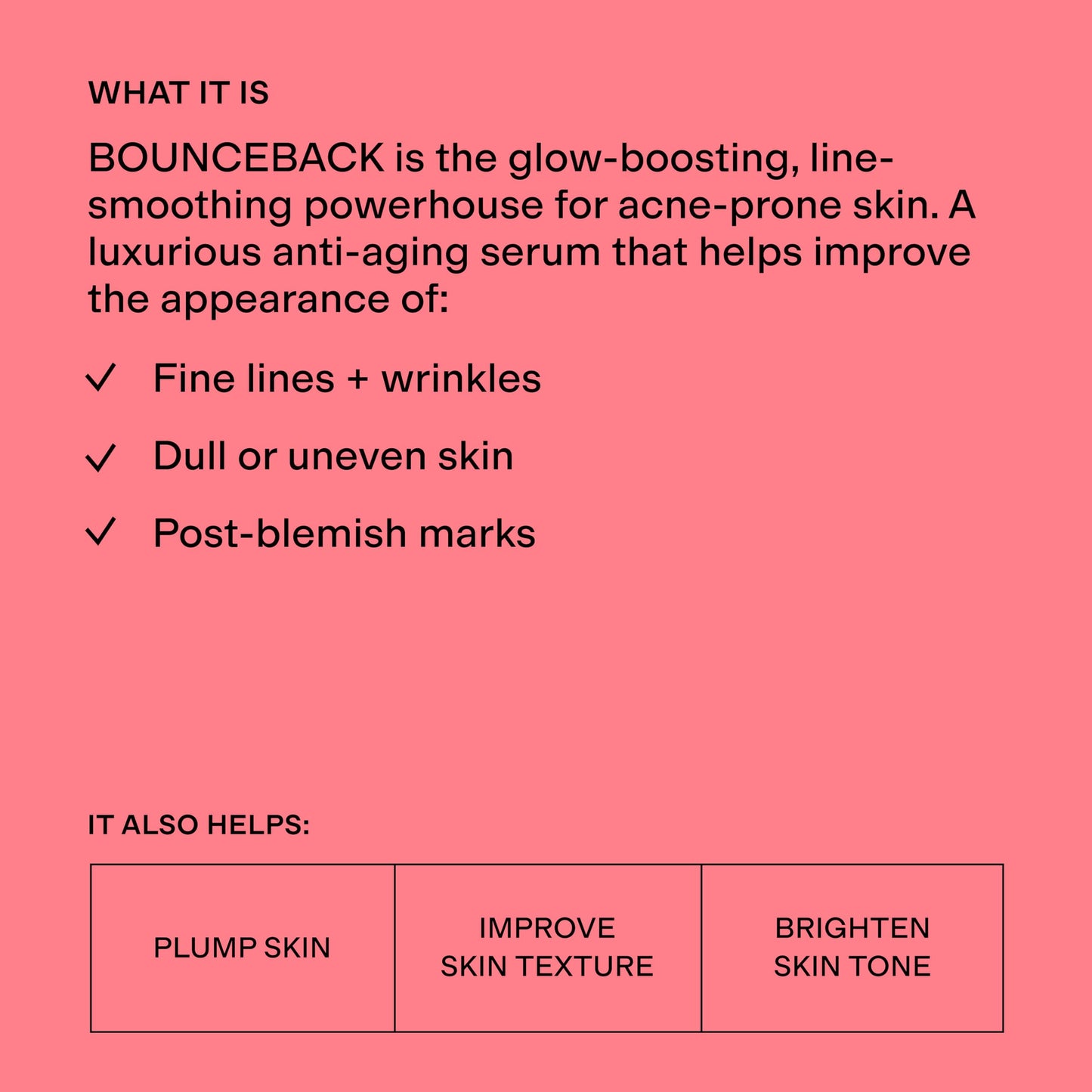 CLEARSTEM BOUNCEBACK Radiant Facial Serum - Peptide Serum for Hydration & Smooth-Looking Skin with Tri-Peptides and Mango Fruit Extracts