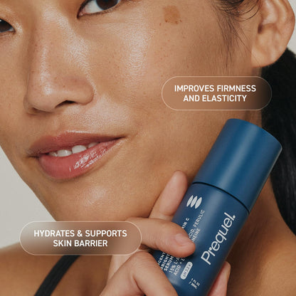 Prequel Skin Lucent-C, Vitamin C Serum for Face. Professional Facial L-Ascorbic Acid, Ferulic Acid Formula with Niacinamide.