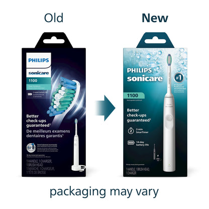 Philips Sonicare 1100 Series Electric Toothbrush - Sonic Toothbrush with Advanced Sonic Technology, EasyStart,