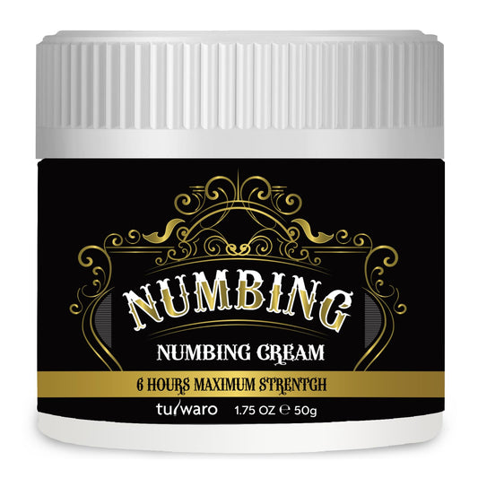 tuiwaro Numbing Cream Extra Strength: Relief Long Lasting & Fast-Absorbing with Emu Oil and Arnica — Non-Greasy 50 mL