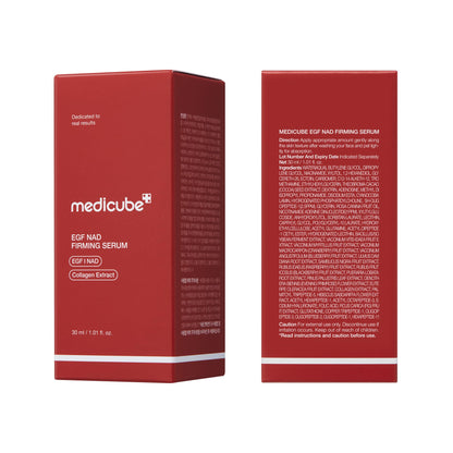 medicube NAD EGF Firming Serum for Face & Neck | Anti-Aging Serum with EGF Peptide, NAD+ & Collagen | Wrinkle Appearance
