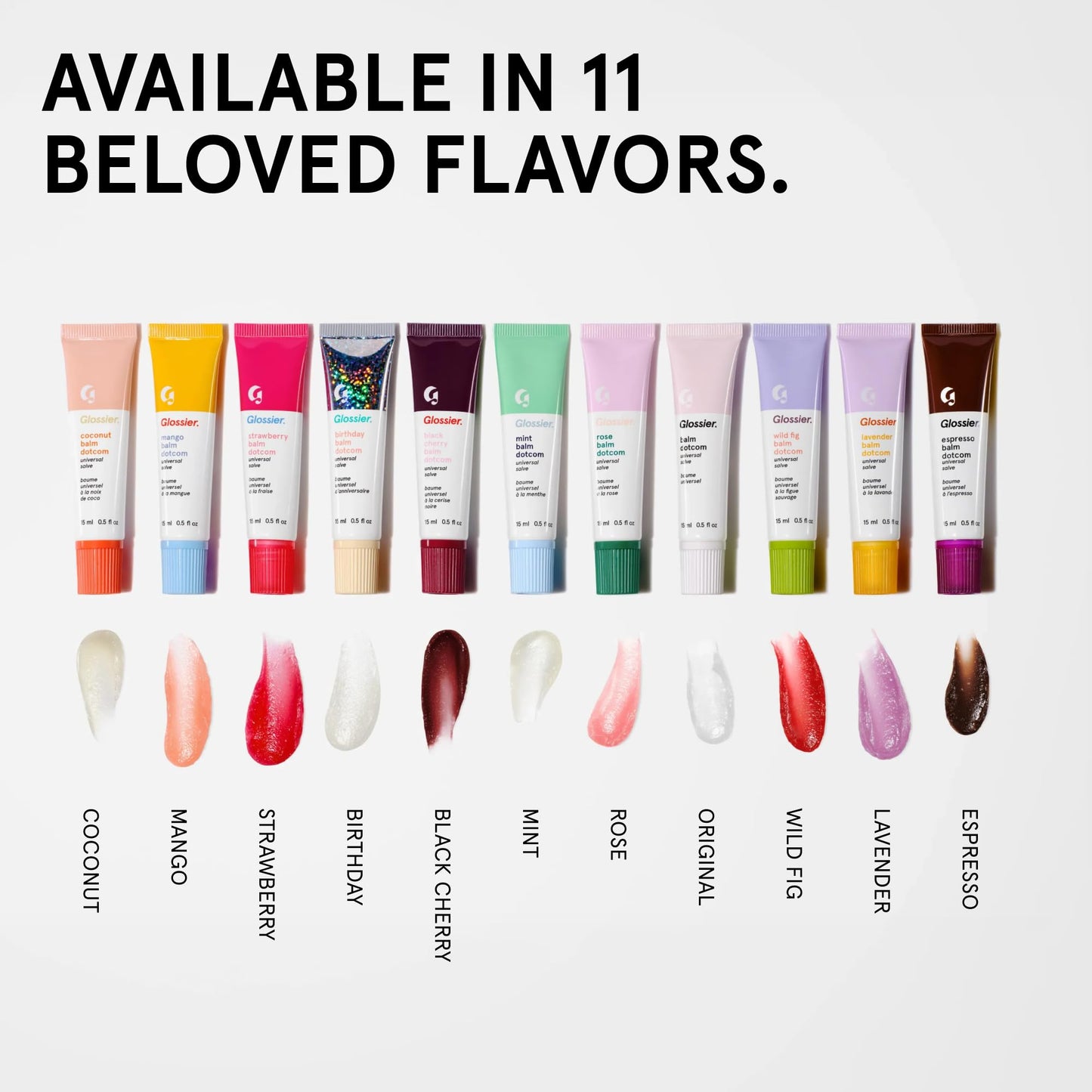 Glossier Balm Dotcom Hydrating Tinted Lip Balm - Universal Salve, Up to 12Hr Moisture for Dry Lips, Cuticles & Skin - Lanolin, Beeswax & Castor Oil - Mango, Tropical Peach Tint, 15ml GlossierBuy Supplements Australia