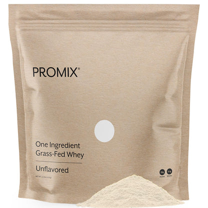 ProMix Nutrition Whey Protein Powder, Grass Fed, Unsweetened, Hormone Free - 25g Protein per Serving, Sugar Free,