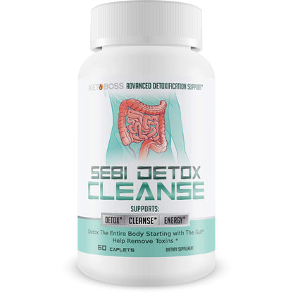 Sebi Detox Cleanse - Advanced Detoxification Support - Detox The Entire Body Starting with The Gut - Help Remove Toxins - Inspired by dr sebi Products