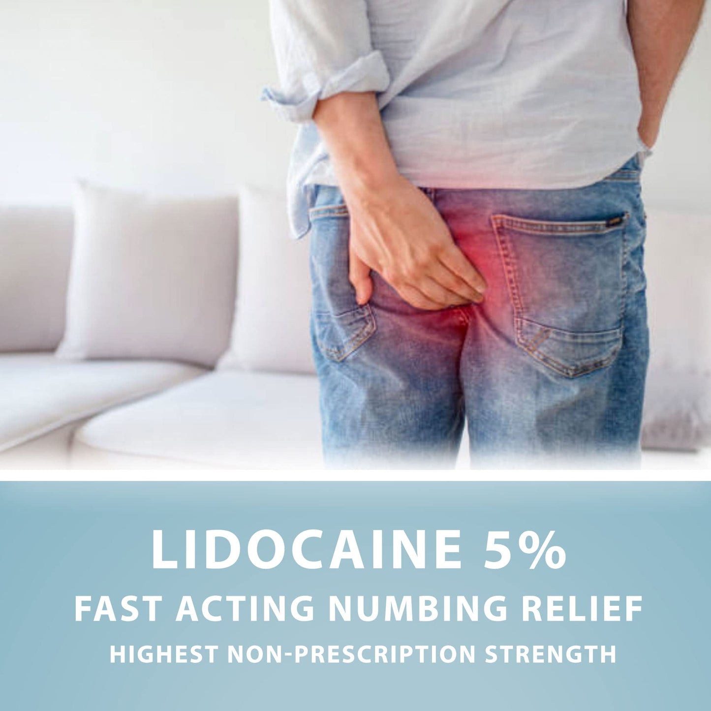 Curist 5% Lidocaine Numbing Cream - 6 oz (170 g) XL Tube - Soothing Numbing Cream for Temporary Discomfort, Itching, and Burning from Hemorrhoids Lidocaine 5% (1 Pack - 6 oz Tube)