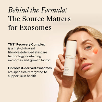 SkinMedica TNS Recovery Complex Facial Treatment - Advanced Growth Factor & Exosome Formula for Skin Rejuvenation - Helps to Improve the Appearance of Fine Lines