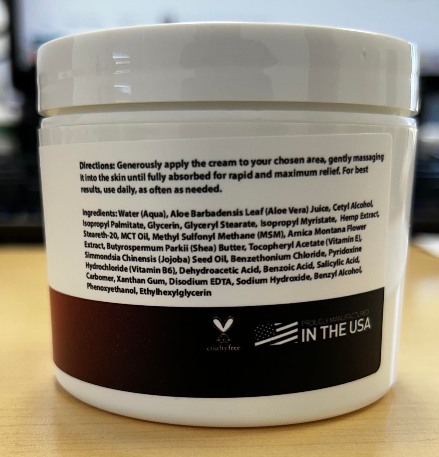 Medical Miracles Hemp Cream - Ideal for Hips, Joints, Neck, Back, Elbows, Fingers, Hands, and Knees (1000mg) Now NEW 4OZ Size Medical MiraclesBuy Supplements Australia