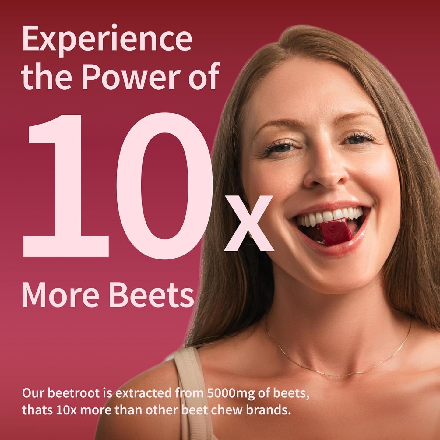 Snap Supplements Heart Beets Beet Root Soft Chews, Cardiovascular Support Supplement for Men & Women, CoQ10 & Acai, Energy & Circulation Support,