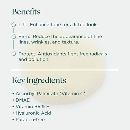 Marini SkinSolutions C-ESTA Face Serum - Lifts, Firms & Protects with Vitamin C, DMAE & Hyaluronic Acid - All Skin Types - Made in the USA - 1 fl oz