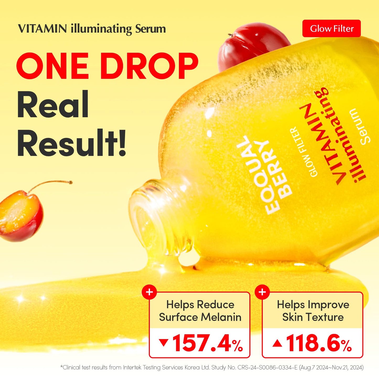 EQQUALBERRY Vitamin Illuminating Serum Double Pack | Niacinamide 4% & TXA | Brightening Vitamin C Serum for Glow & Hyaluronic Acid | Dark Spot & Uneven Tone Care