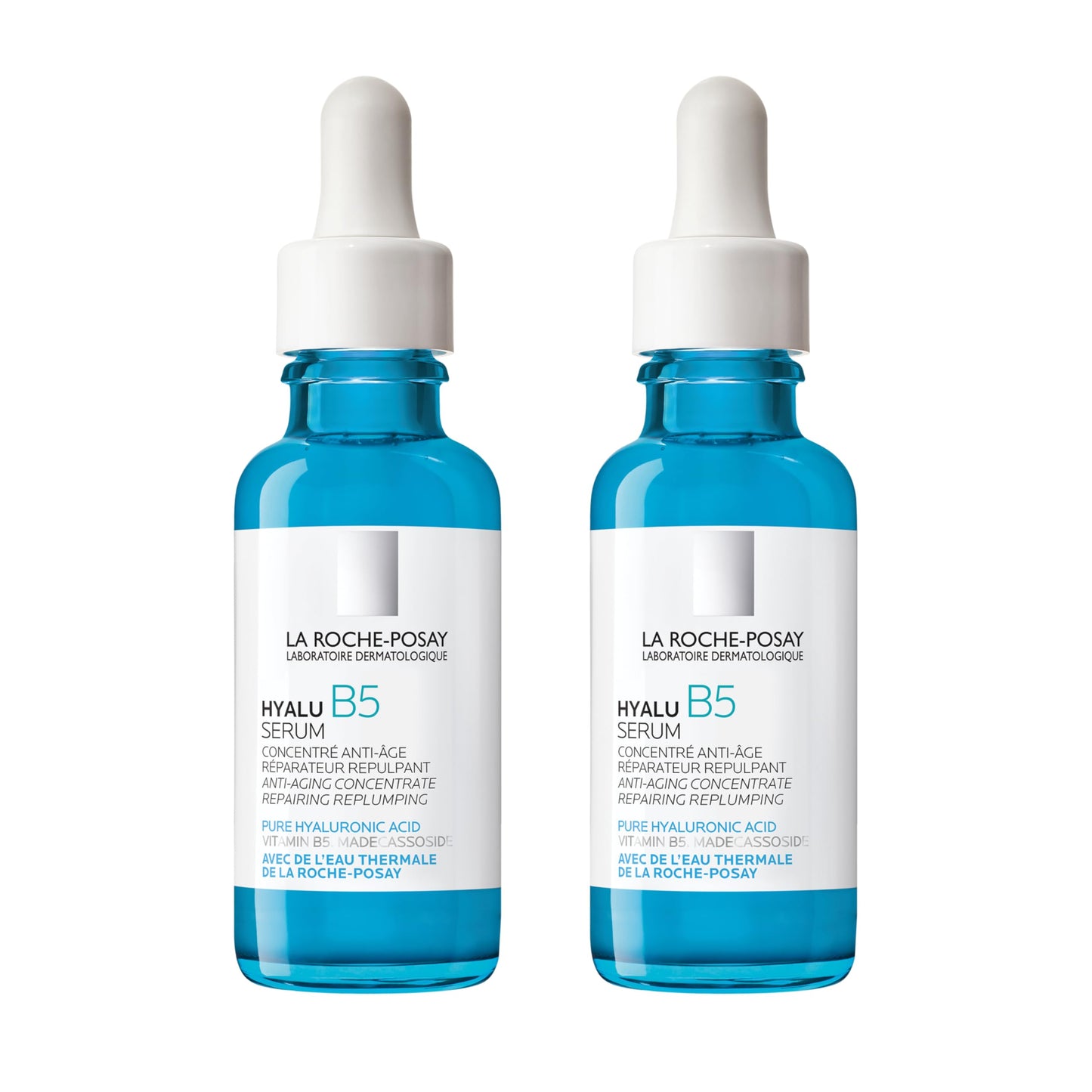 La Roche-Posay Hyalu B5 Suractivated Hyaluronic Acid Serum for Face, Vitamin B5 + Hyaluronic Acid + Glycerin, Hydrating Serum Visibly Plumps Skin,