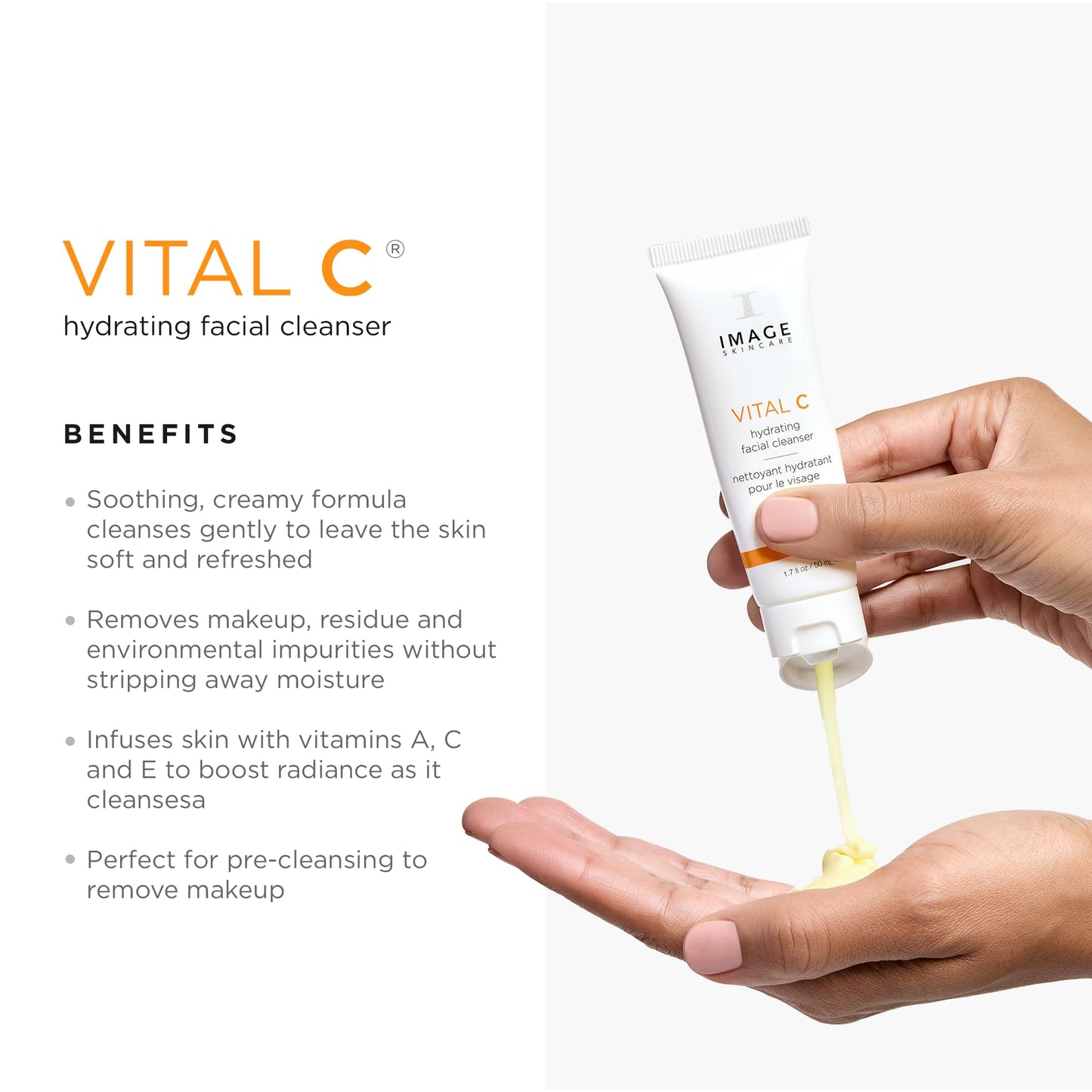 IMAGE Skincare, VITAL HYDRATION 3-Step Vitamin C Routine, Made with Hyaluronic Acid for Anti-Aging, Dry, Dull Skin, 3 Piece Skin Care Set