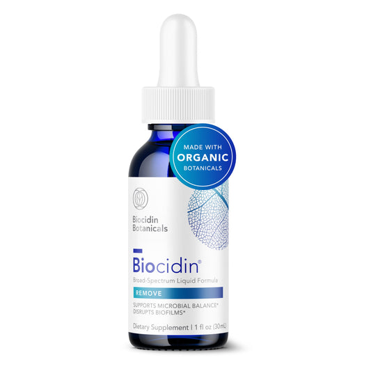 Biocidin Liquid Formula - Biocidin Broad-Spectrum Botanical Drops for Microbiome Balance - Biofilm Buster Support and Gut Detox Cleanse Routine