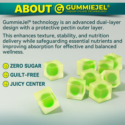 Vegan Omega-3 Gummies for Adults, Fish Oil Alternative from Algae Oil, Plant Based DHA 460mg & EPA 230mg Plus MethylFolate, Vitamin B12, Phosphatidylserine,