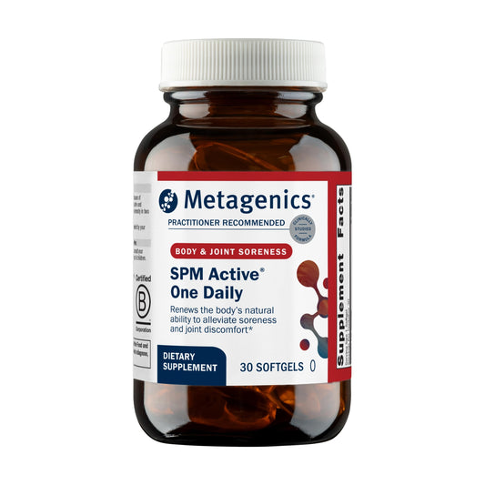 Metagenics SPM Active One Daily Supplement - Next Generation Omega Fish Oil with Pro Resolving Mediators for Joint Soreness & Soothing Relief* - Sustainably Sourced - Gluten-Free - 30 Softgels MetagenicsBuy Supplements Australia