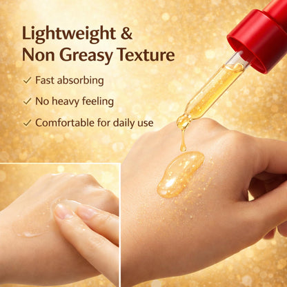 Glow Filter Vitamin Face Serum, Illuminating Glow Facial Serum for Glowing Skin, Hydrating Lightweight Makeup Prep Serum, Radiance Boost