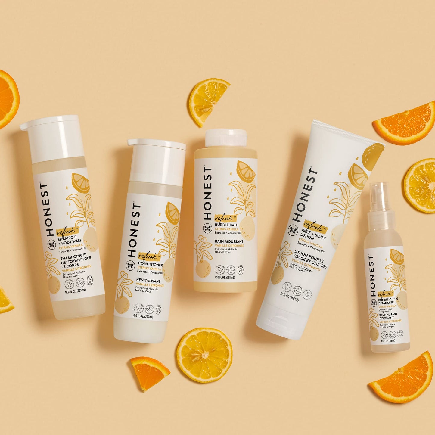 The Honest Company Conditioning Hair Detangler, Tear-Free, Hypoallergenic, Leave-In Conditioner and Fortifying Spray