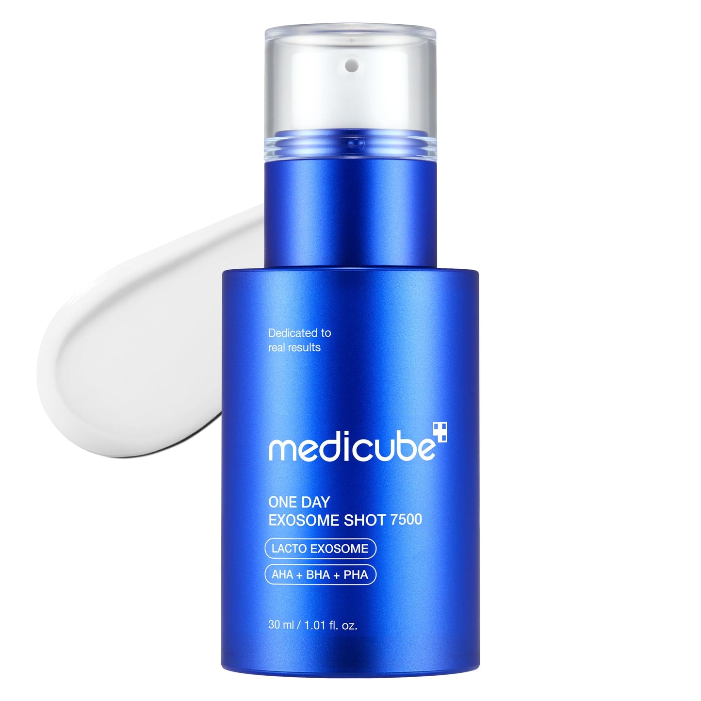 medicube Exosome Shot Zero 7,500 PPM Spicule Facial Serum | Liquid Skin Booster Serum | Exosome, AHA+BHA+PHA | Pore Care, Dead Skin Cells,