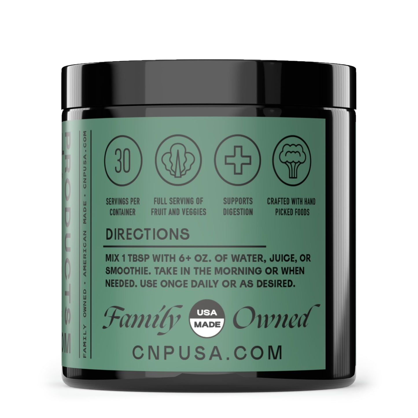 Gut Greens Superfood Powder Formula Supplement - Amazing Raw Digestive Enzyme Supplements Grass Mix, 9oz, 30 Servings
