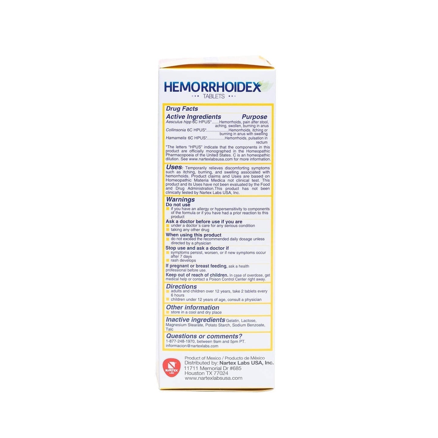 Nartex Hemorrhoid X Treatment Combo Pack 1 Tube & 30 Tablets NARTEX LABSBuy Supplements Australia
