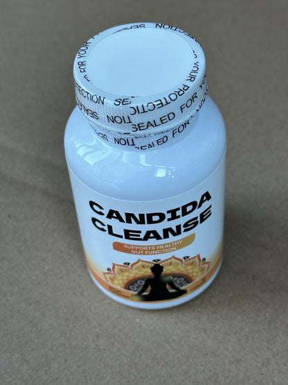 Candida Cleanse - Gut & Colon Support, Advanced Formula - Oregano Leaf, Wormwood, Black Walnut, Caprylic Acid